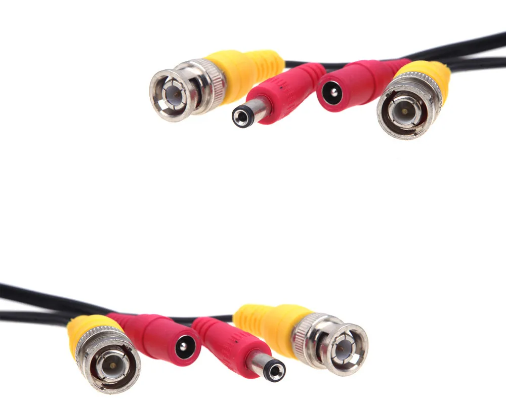  65ft(20m) BNC Video Power Siamese Cable for Surveillance CCTV Camera Accessories DVR Kit - 32861902559