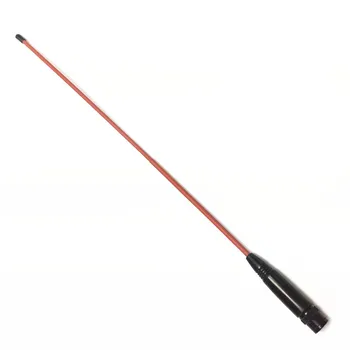 

Red soft dual-segment antenna BNC 144/430MHZ for ICOM v8 v82 V85 V80 walkie talkie
