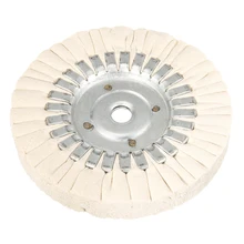 6 Inch Cotton Airway Polishing Buffing Grinding Wheel Arbor Polisher Disc Pad 25mm Thickness Abrasive Polishing Tool 6 Inch Cotton Airway Polishing Buffing Grinding Wheel Arbor Polisher Disc Pad 25mm Thickness Abrasive Polishing Tool