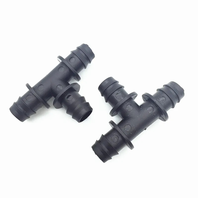 

5 Pcs 13mm Barbs Tee Interfaces Garden Fruits And Vegetables Irrigated Agriculture Industrial Cooling Systems Connector Member