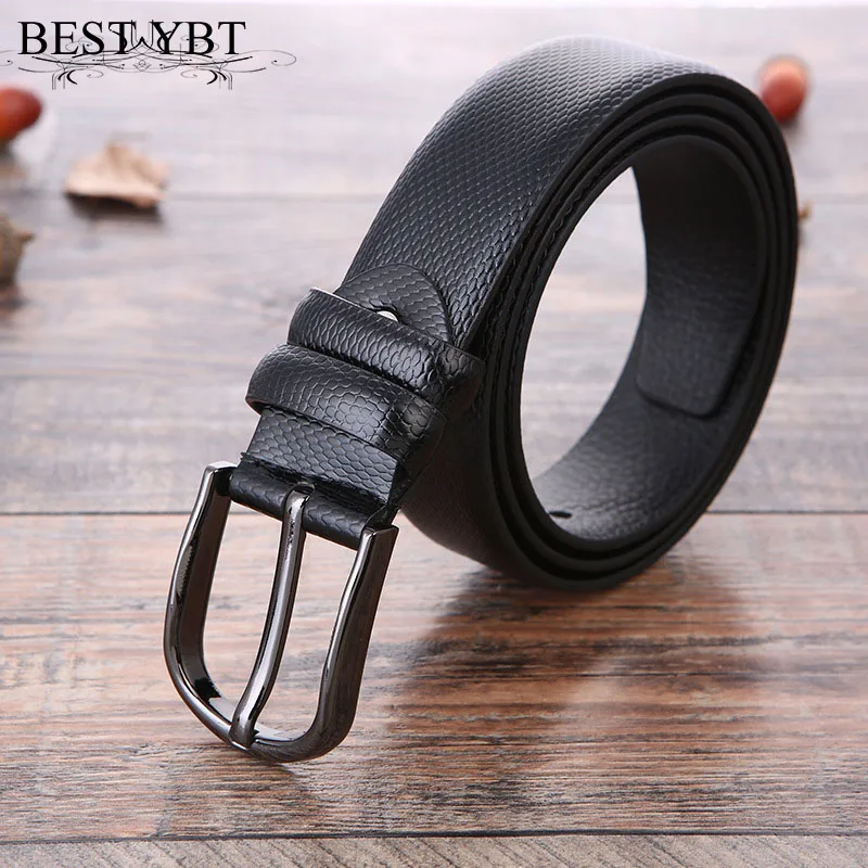 Ремень YBT мужской из спилка|leather belt|men leather beltbelt business |