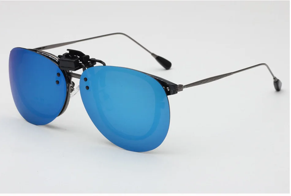 Стоящий Кемпинг походные солнцезащитные очки Флип-ап зажим для очков Портативный Открытый Инструменты EDC вождение автомобиля Путешествия Туризм Polarizd