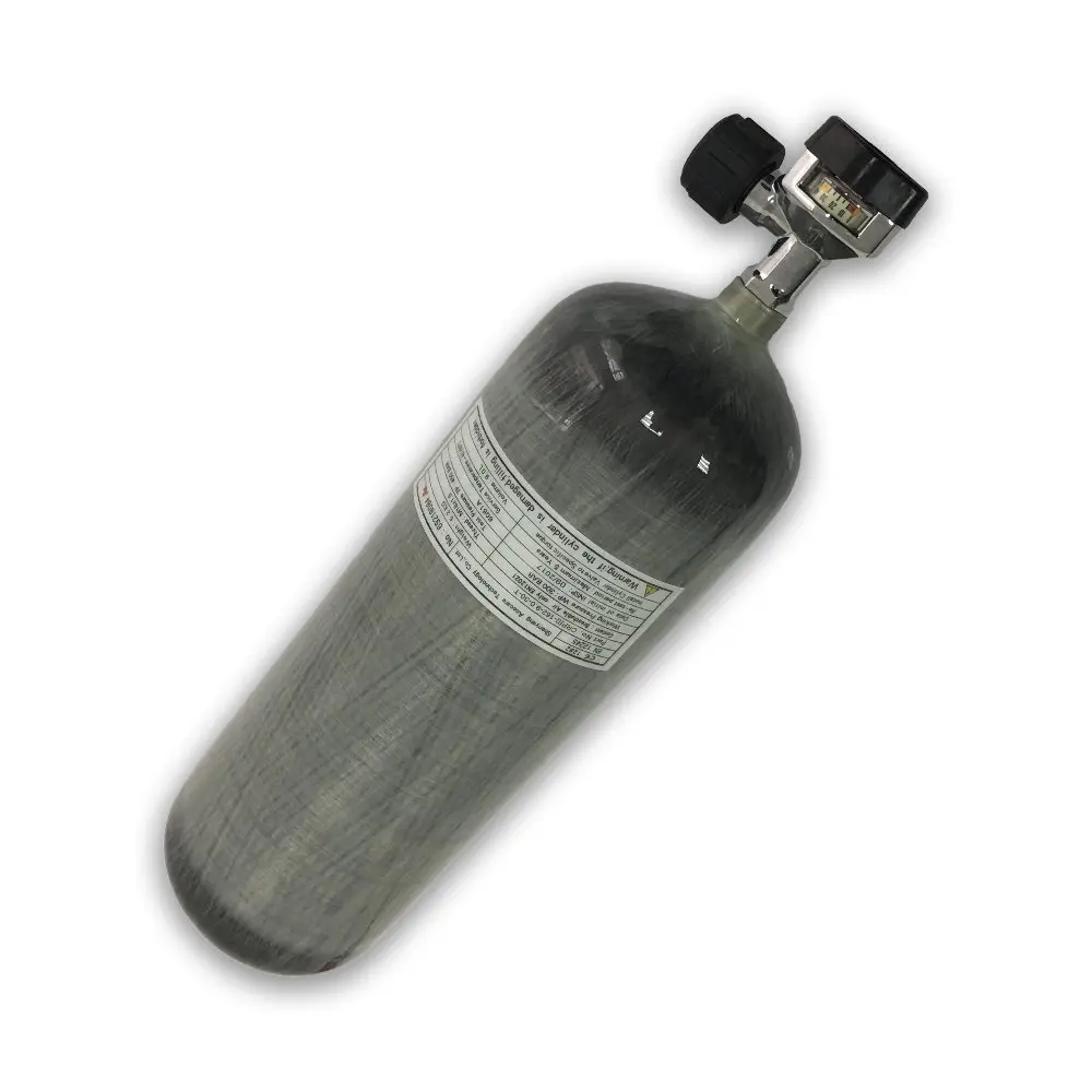 AC10921 9L 4500psi сжатого воздуха углеродное волокно баллон для дайвинга Пейнтбол Бак для дайвинга бутылки Pcp Rilfe Прямая доставка Acecare