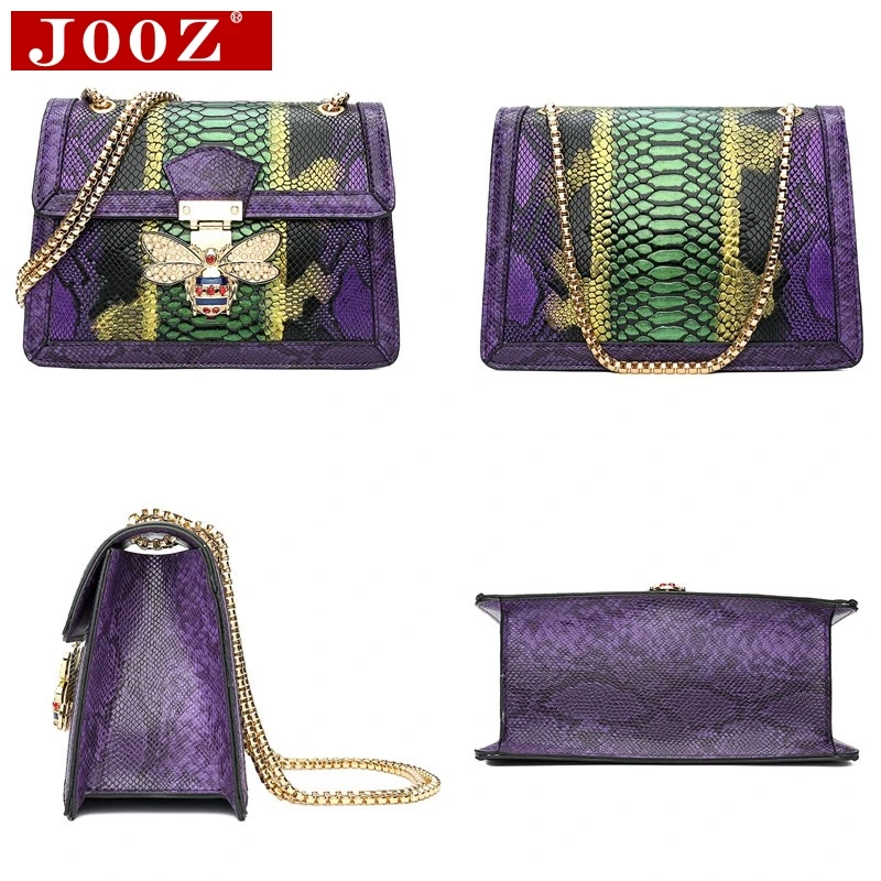 JOOZ مصمم حقائب عالية الجودة المرأة حقائب يد جلدية اعوج النساء حقائب كتف للنساء حزب مساء مخلب محفظة