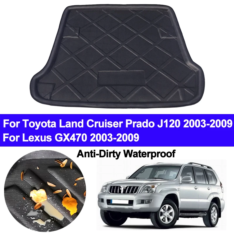 Achter Boot Cargo Liner Tray Kofferbak Floor Tapijt Matten Mat Voor Toyota Land Cruiser Prado