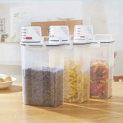 New Useful Grain Storage Case Bean Bin Rice Storage Box
