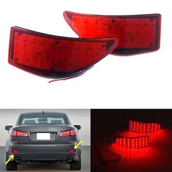 

2PCS Rear Fog Lamp Rear Bumper Brake Light For Lexus IS250 IS350 2006-2012 A