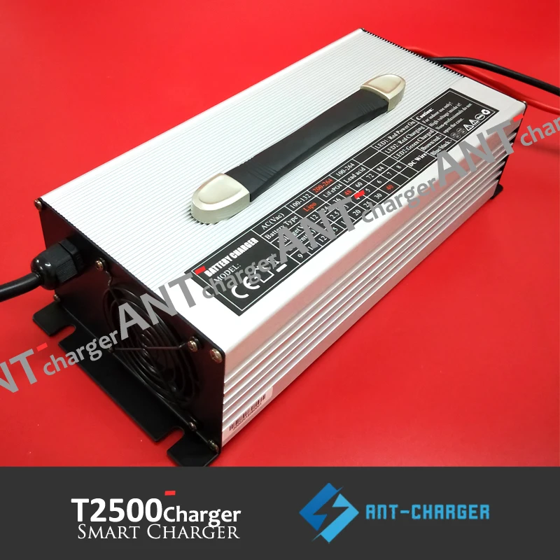 T2500 24V70A maintenance-free lead-acid battery charger 24V 70A GEL AGM battery charger 2500W (5)