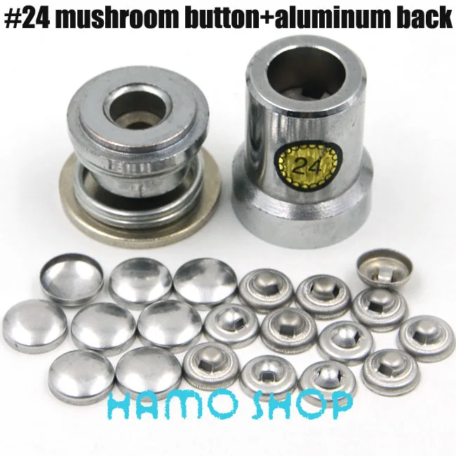 

200set/lot #24 Round Fabric Aluminum Back Covered Cloth Button With One Tool Metal Jewelry Accessories DIY Free Shipping