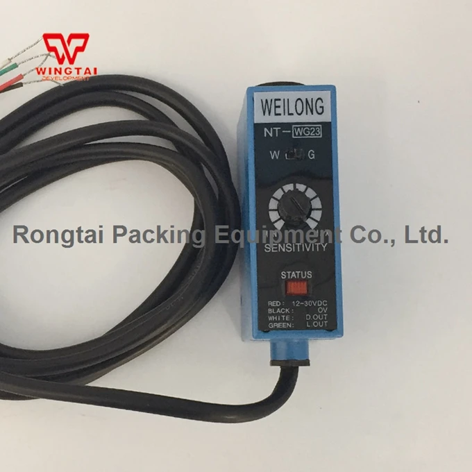 

Bag Making Machine Photoelectric Switch Sensor WEILONG NT-RG23 Mark Detection Photoelectric Switch