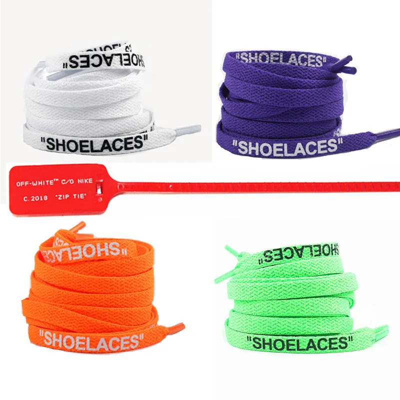 Replacement Laces Custom Shoelaces For Off White Sneaker With Color Zip