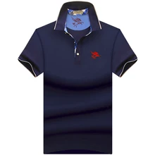 Брендовая мужская рубашка-поло, мужские рубашки с коротким рукавом, одноцветные рубашки Camisa Polo Masculina, Повседневная 93.5% хлопок, большие размеры 7XL 8XL 9XL 10XL