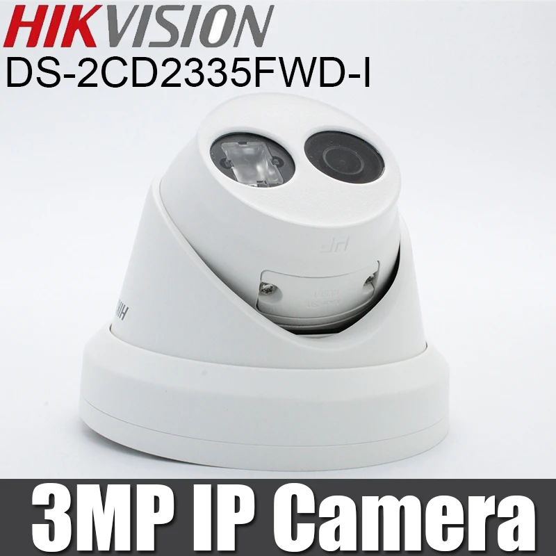 

Hikvision DS-2CD2335FWD-I 3MP H.265+ IP67 IR30 POE CCTV IP Camera Ultra-Low Light Turret POE Network Camera
