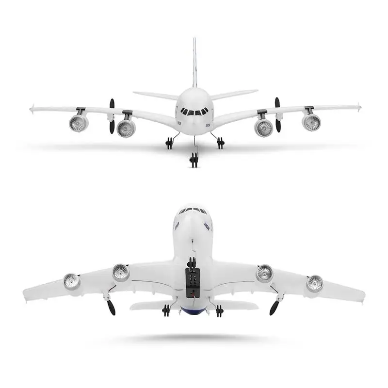 Самолет пассажирский A380 с дистанционным управлением 2 4 ГГц 3
