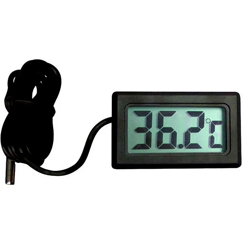 

1 Piece LCD Digital Gauge Thermometer for Freezer Car Refrigerator Fridge Incubator Fish Tank Temperature Meter