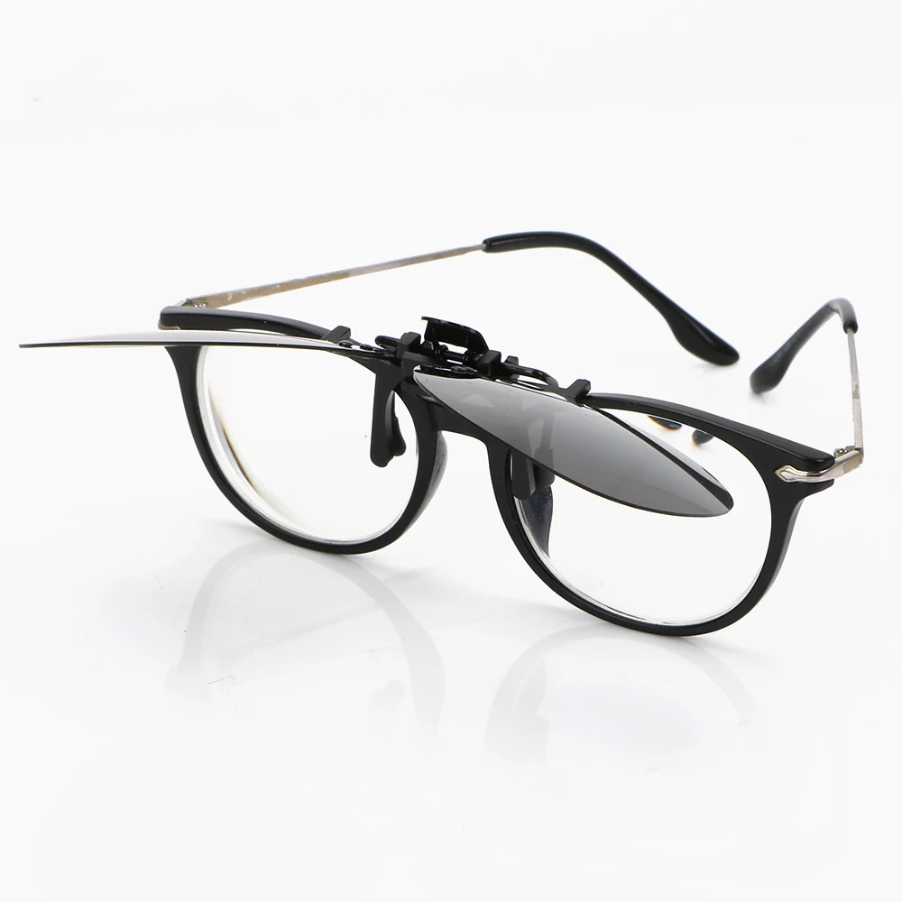 LEEPEE анти-UVA UVB поляризованные солнцезащитные очки для вождения автомобиля ночного видения линзы клип на солнцезащитные очки для мужчин женщин водительские очки