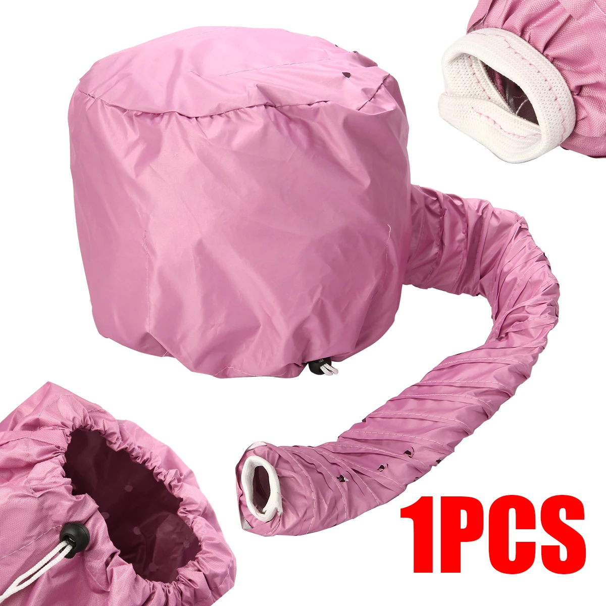 Mayitr Easy use Hair Perm Hair Dryer Nursing Dye Hair Modelling Warm Air Drying Treatment Cap Home Safer Than Electric Cap