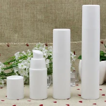 1 шт. пустой пластиковый флакон для косметики 15 мл/30 мл/50 мл дорожные мини-бутылки для жидкости белый безвоздушный вакуумный насос контейнер для туалетных принадлежностей PJ83