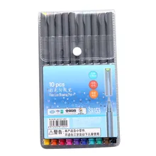 10 цветной маркер ручка для поделок, скрапбукинга мягкая ручка художественная маркер ручка для канцелярских принадлежностей школьные принадлежности