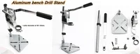 מקדחה חשמלית הספסל מקדחה TECHSTABLE אלומיניום Stand Single-ראש מקדחה חשמלית בסיס פריים מקדחה מחזיק כוח מטחנות אביזרים עבור נגרות (5)