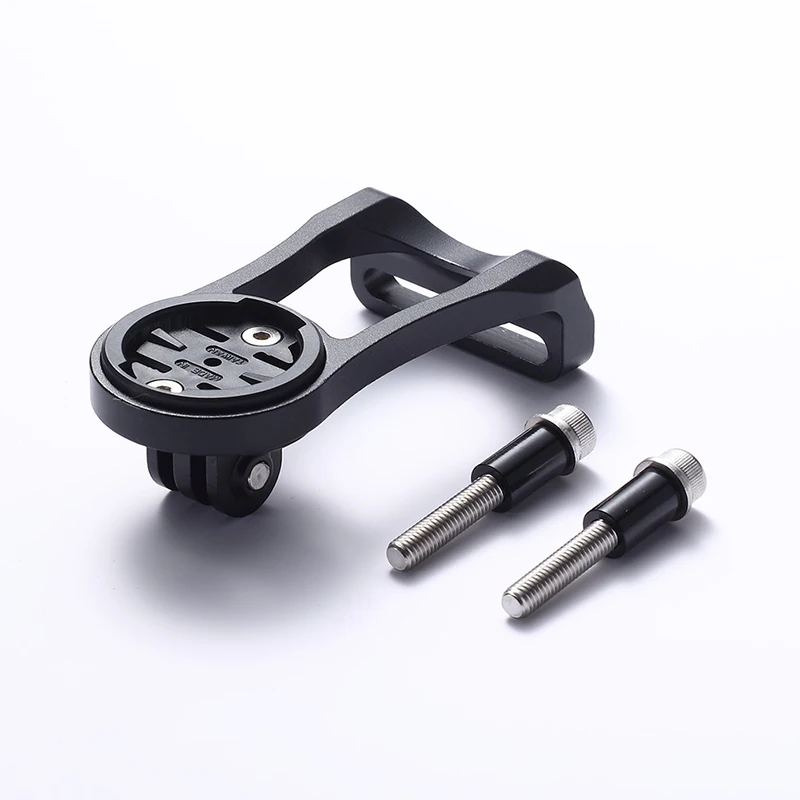 Bike Stem Extension Computer Mount GPS Bracket Holder For GARMIN Wahoo Bryton Cateye Sigma Computer Camera Holder - Цвет: Sigma Black