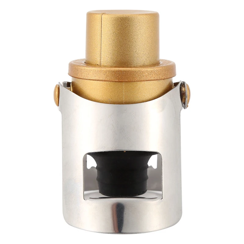 Vacuum Sparkling  Stainless Steel Red Wine Champagne Bottle Preserver Air Pump Stopper Vacuum Sealed Saver
