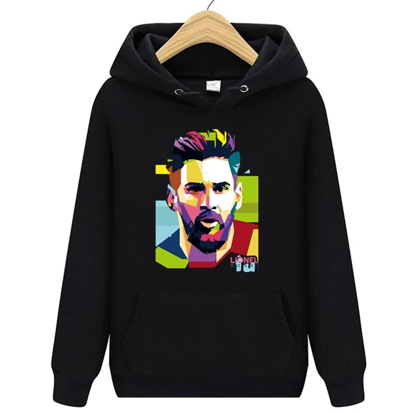 Весенняя Мужская куртка с капюшоном Lionel Messi мужские свитшоты в стиле Месси топы