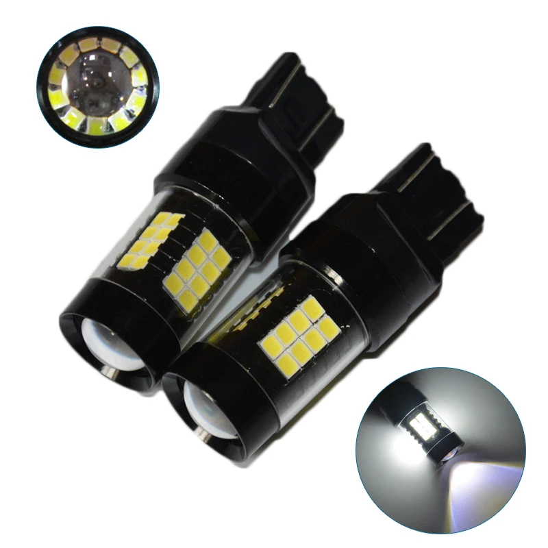 

New 2pcs T20 7443 7440 High Power SumSung LED Car Turn Signal Parking Reserve Light Side Light and Stop Lights Bulbs White