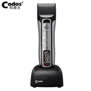 

Codos Professional Rechargeable Hair Clipper 2600mA Lithium Electric Hair Trimmer Titanium Cutter Hair Cutting Machine for Salon