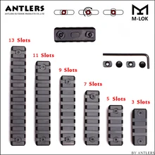 3-5-7-9-11-13 Slot Picatinny Weaver Rail for M-lok Handguard Scope Mount Base Hunting Accessories M-Lok Aluminum Rail Section greenbase tactical mount rail keymod 9 slot rail for urx 4 0 handguard rail airsoft install scope mount black dark earth