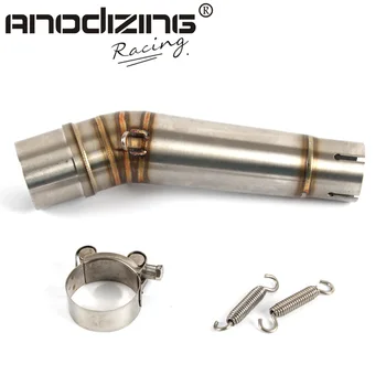 

Motorcycle Exhaust middle pipe for HONDA NC700 NC 700 NC750 NC 750 2012-2017 Slip-On link pipe