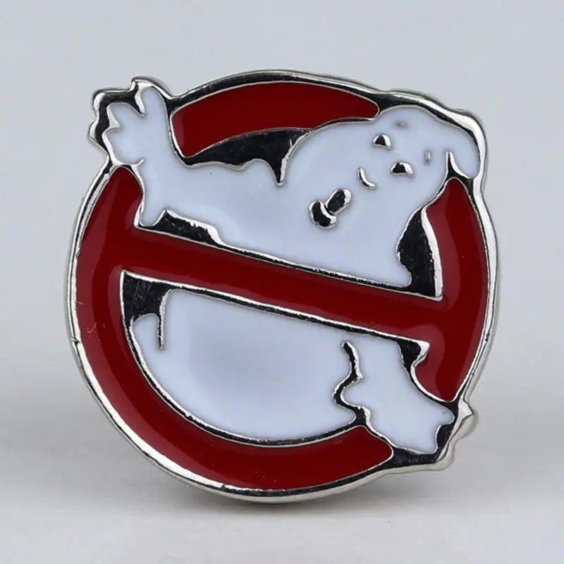 10PCS/Lot Hot Ghostbusters Logo Brooch Pin move brooch jewelry for men & women  badge pin Christmas gift