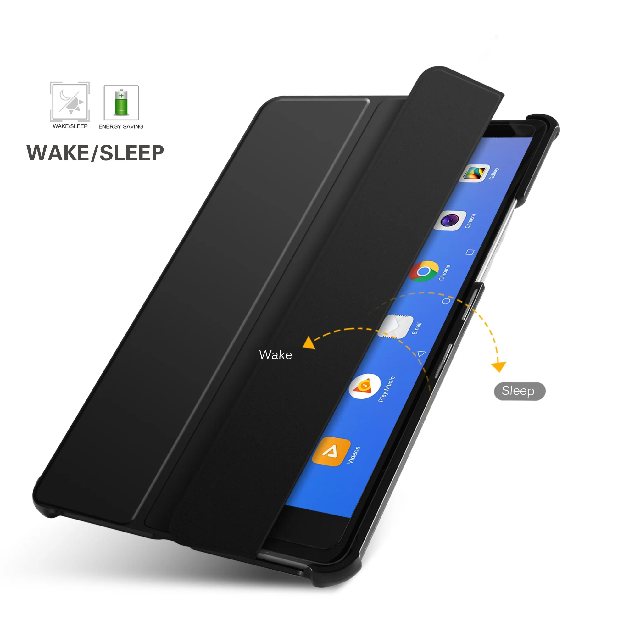 

Smart Case for Huawei MediaPad M5 8.4 Bag Tri-fold Flip PU Leather Tablet Cover for Huawei MediaPad M5 10.8 Cases Wake Sleep