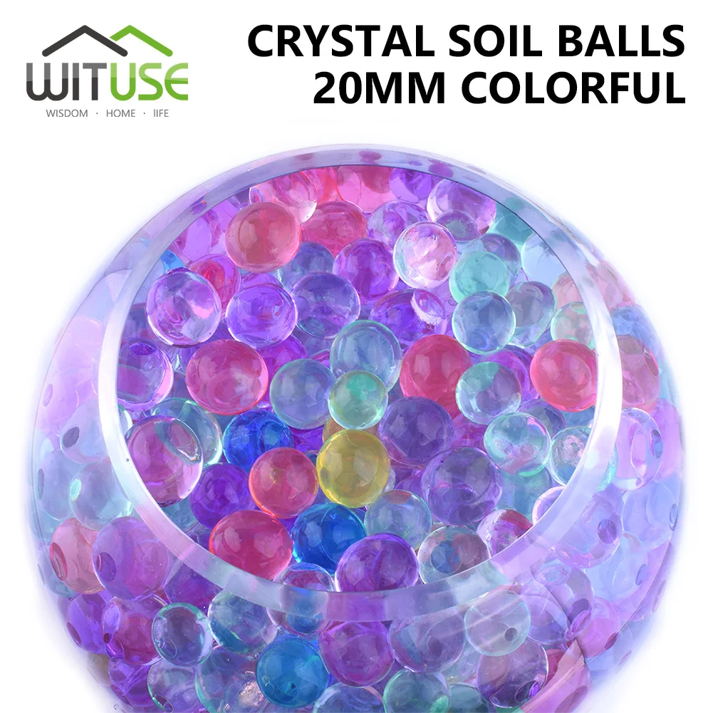 Buy WITUSE 500PCS 20mm Hydrogel Water Beads Pearl