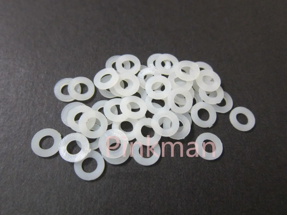 100 Pcs 5mm x 8mm x 1 mm Screw nylon washerin Washers from Home