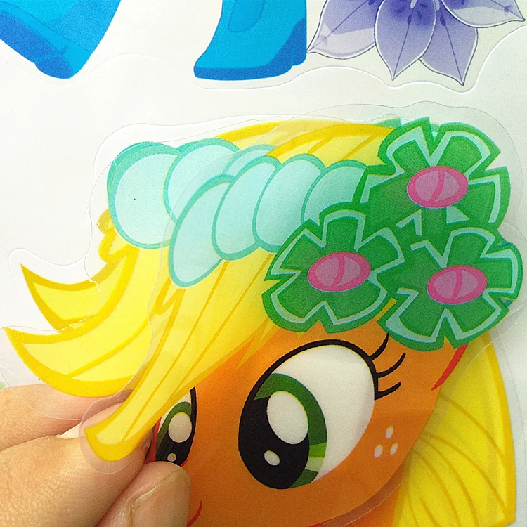 EWAYS 5D My Cute Little Poni наклейка на стену инструмент для украшения комнаты в гостиной