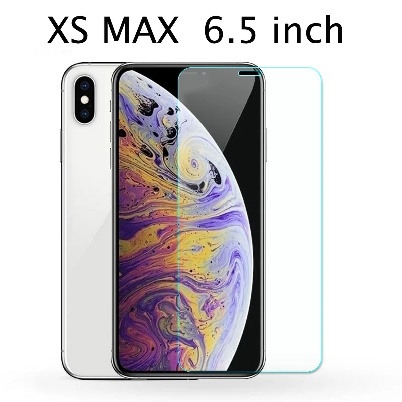 10 шт. закаленное стекло для iPhone XS Max XR X 5c 5S 5se 4 4S жесткая Защитная пленка для экрана, защита для iPhone X 6s 7 8 plus - Цвет: For iPhone XS MAX