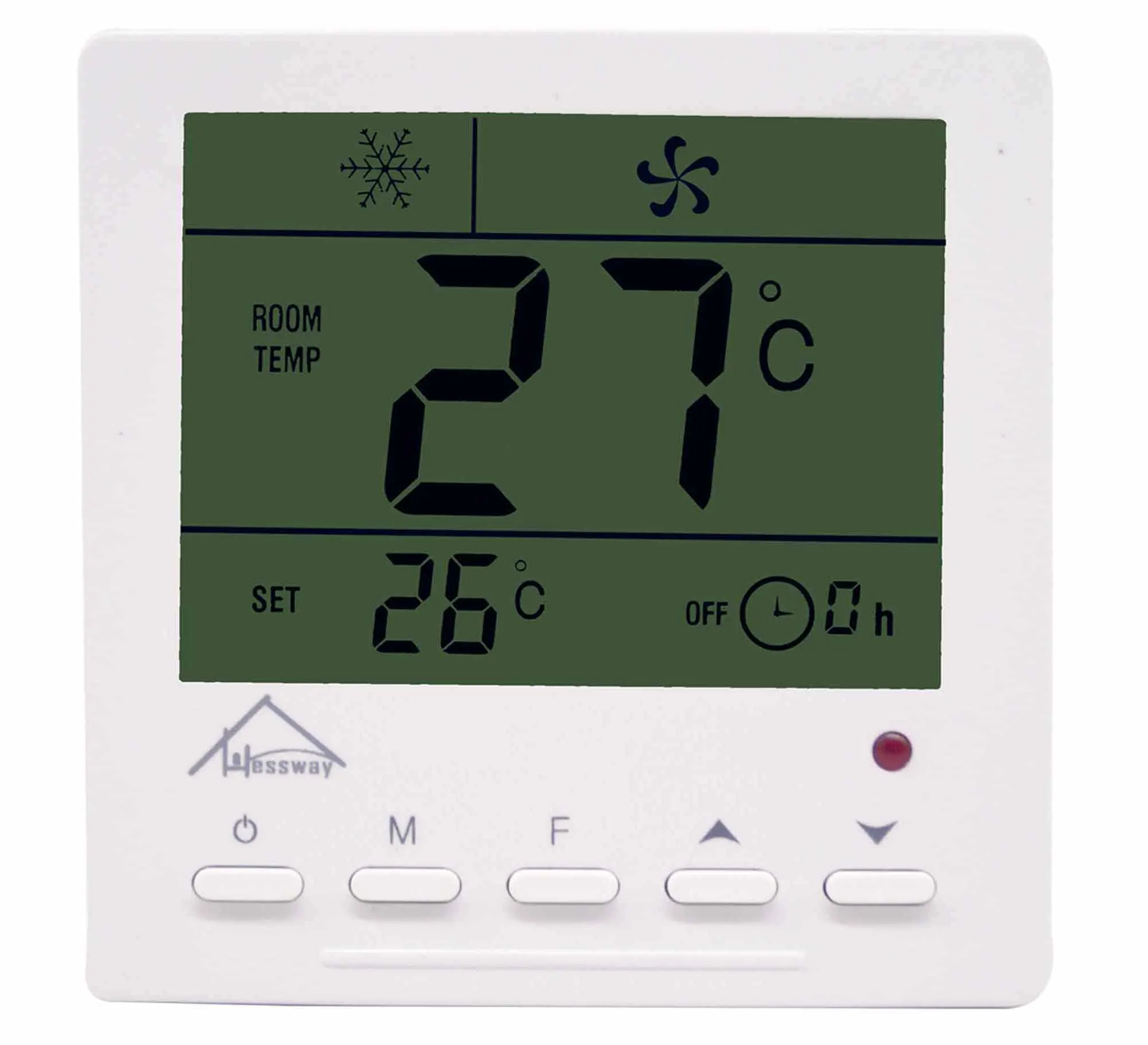 HESSWAY Simple cheap EU 86MM mount remote control room thermostat  temperature switch for cooling heating - AliExpress
