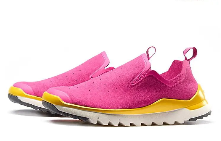 

RAX Women fashion outdoor walking shoes ladies genuine leather non-slip shockproof walking sneakers female travel trekking shoes