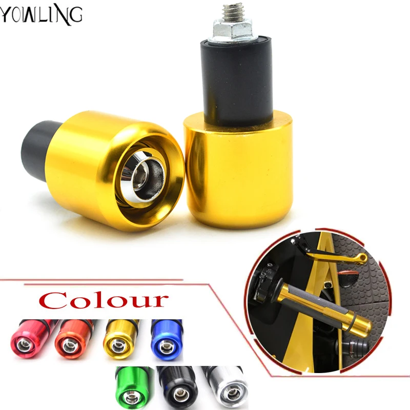 

7/8'' 22 mm moto grips the bar ends CNC motorcycle handlebar handle bar grips ends for yamaha Tmax 500 Tmax 530 KTM RC 125 200