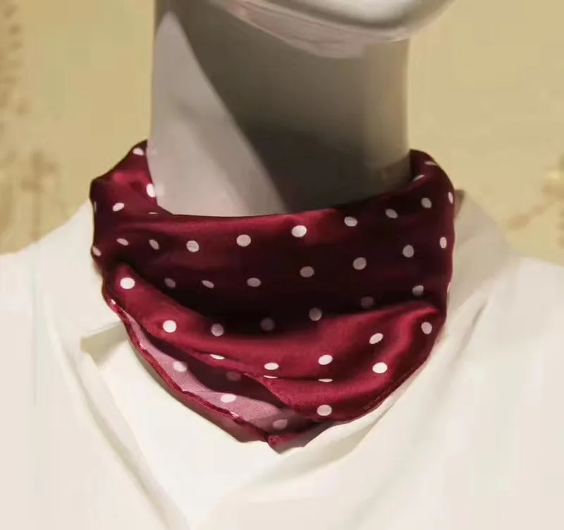 16 мм шелк тутового цвета многофункциональное женское квадратное жемчужное ожерелье шарф кольцо шарфы сумки аксессуары Подарочная коробка#4033