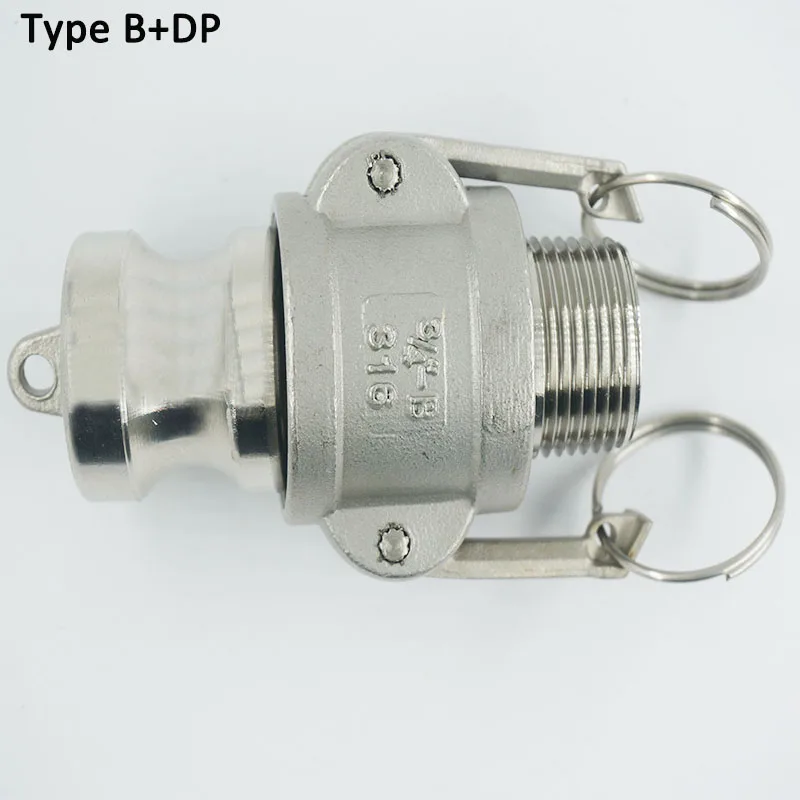 

1 1/4 " Type B + DP Camlock Coupler Stianless Steel 304 Quick Disconnection Coupler
