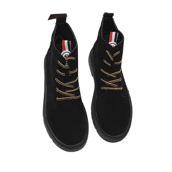 

women motorcrycle boots for students fashion ladies round toe lace up ankle boot zapatos de mujer med heels ankle of boots women