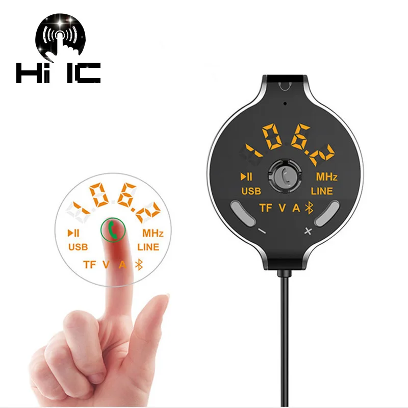 

Handsfree 4.2 Bluetooth Car MP3 WMA 3.5mm AUX HIFI Audio Receiver USB Adapter Wireless Audio Receiver U Disk TF Card FM