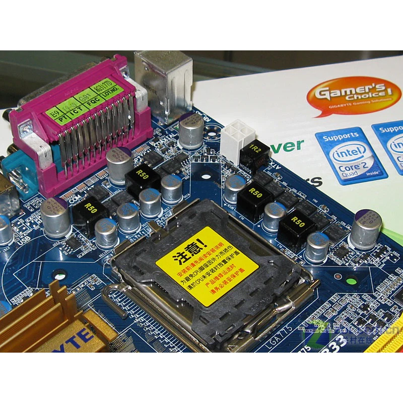 Оригинальная материнская плата Gigabyt LGA775 DDR2 для настольного компьютера системная