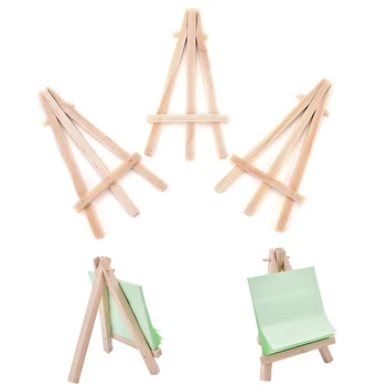 

1pcs Mini Artist Wooden Easel Wood Wedding Table Card Stand Display Holder For Party Decoration 12.5*7cm New Arrival