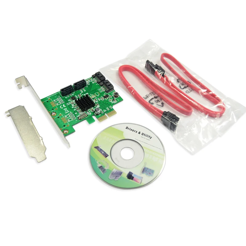 Плата Quad SATA III RAID PCI e 2x карта HyperDuo 4 порта s 6 Гбит/с 3 0 SSD + HDD Express встроенная RAID0 RAID1