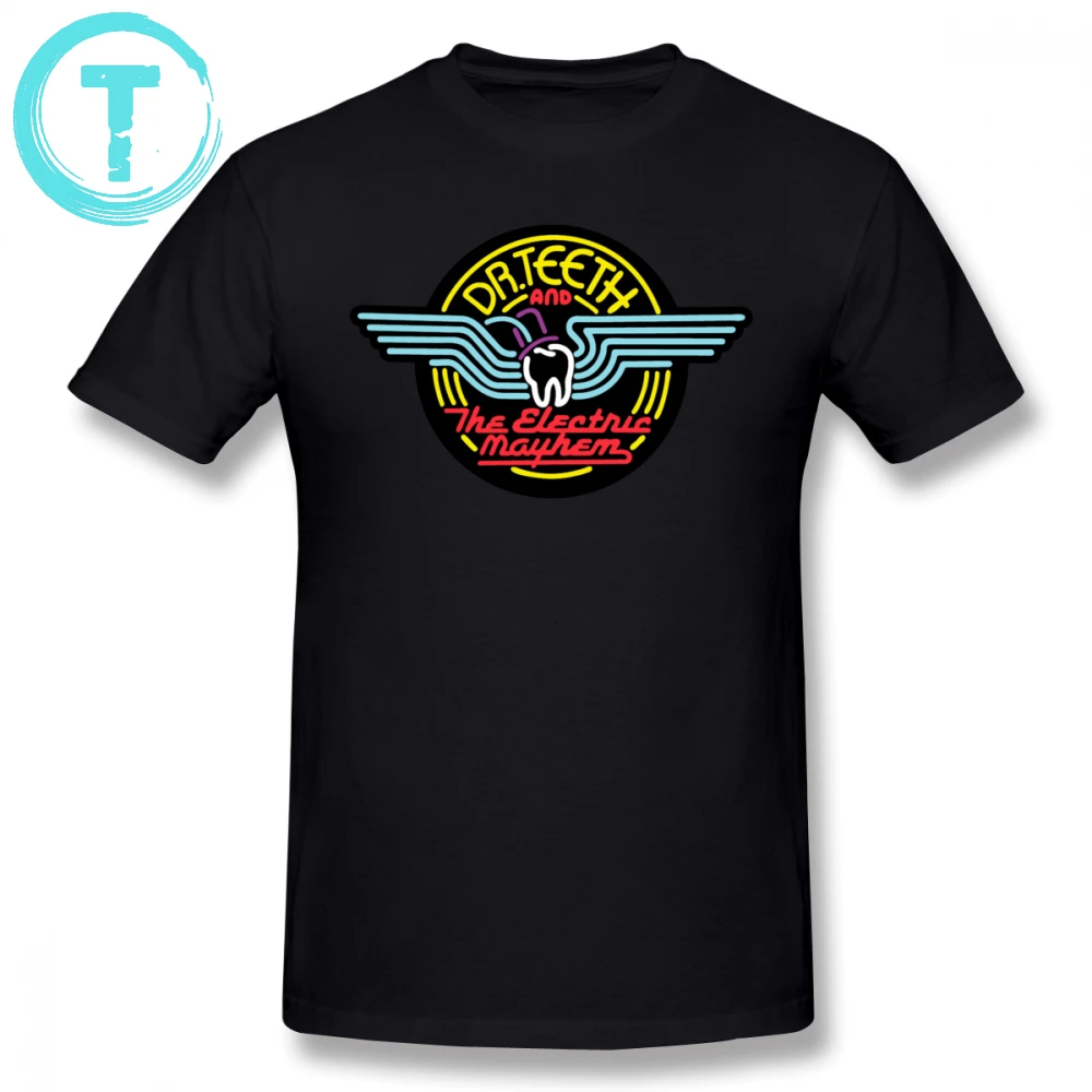 

Mayhem T Shirt Dr Teeth And The Electric Mayhem Color T-Shirt Short-Sleeve 100 Cotton Tee Shirt Funny 6xl Classic Man Tshirt