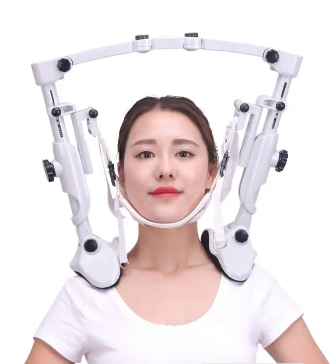 Cervical traction apparatus household neck fixed tension hanging air
