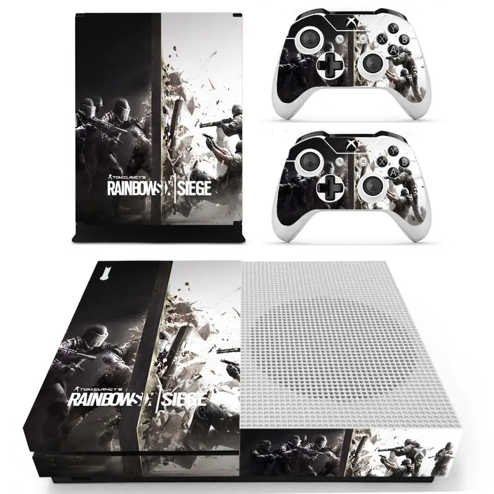 Наклейка Tom Clancy's Rainbow Six Siege для Xbox One S Skin vinilo pegatina для Xbox one Slim консоль и два контроллера